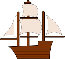 220x200 Pirate Ship Clip Art Free Vector In Open Office Drawing
