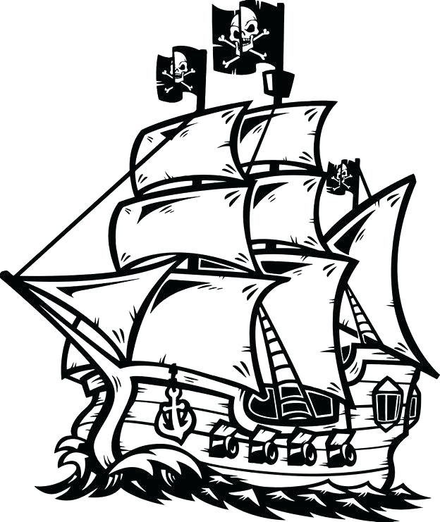 624x741 Rocket Ship Coloring Pages Big Pirate