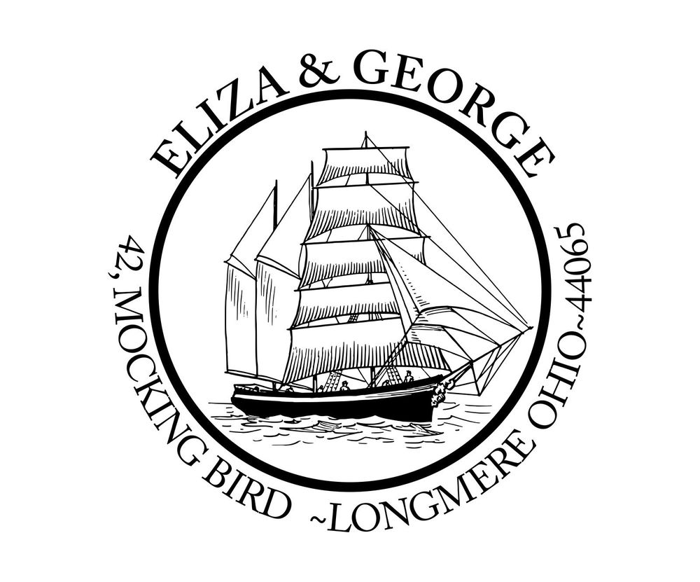 1000x831 Old Pirate Ship Round Return Address Stamp Self Inking Custom