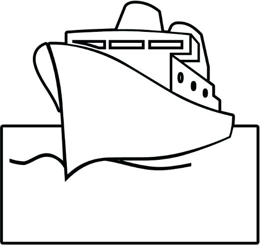522x492 Ship Outline Piracy Pirate Ship Free Content Line Art Watercraft