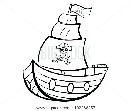 450x378 Ship Outline