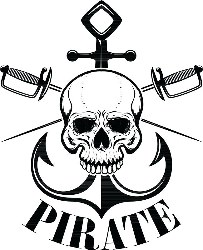 650x800 Pirate Skull Skeleton Danger Icon Logo Template Symbol Free