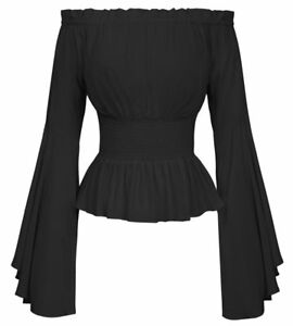 270x300 women renaissance costume blouse medieval pirate wench bohemian