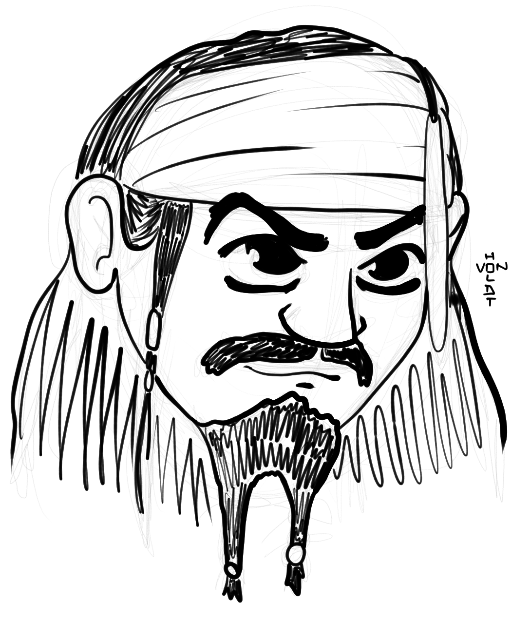 1088x1280 Doodle Pirates Of The Caribbean Doodle A Day