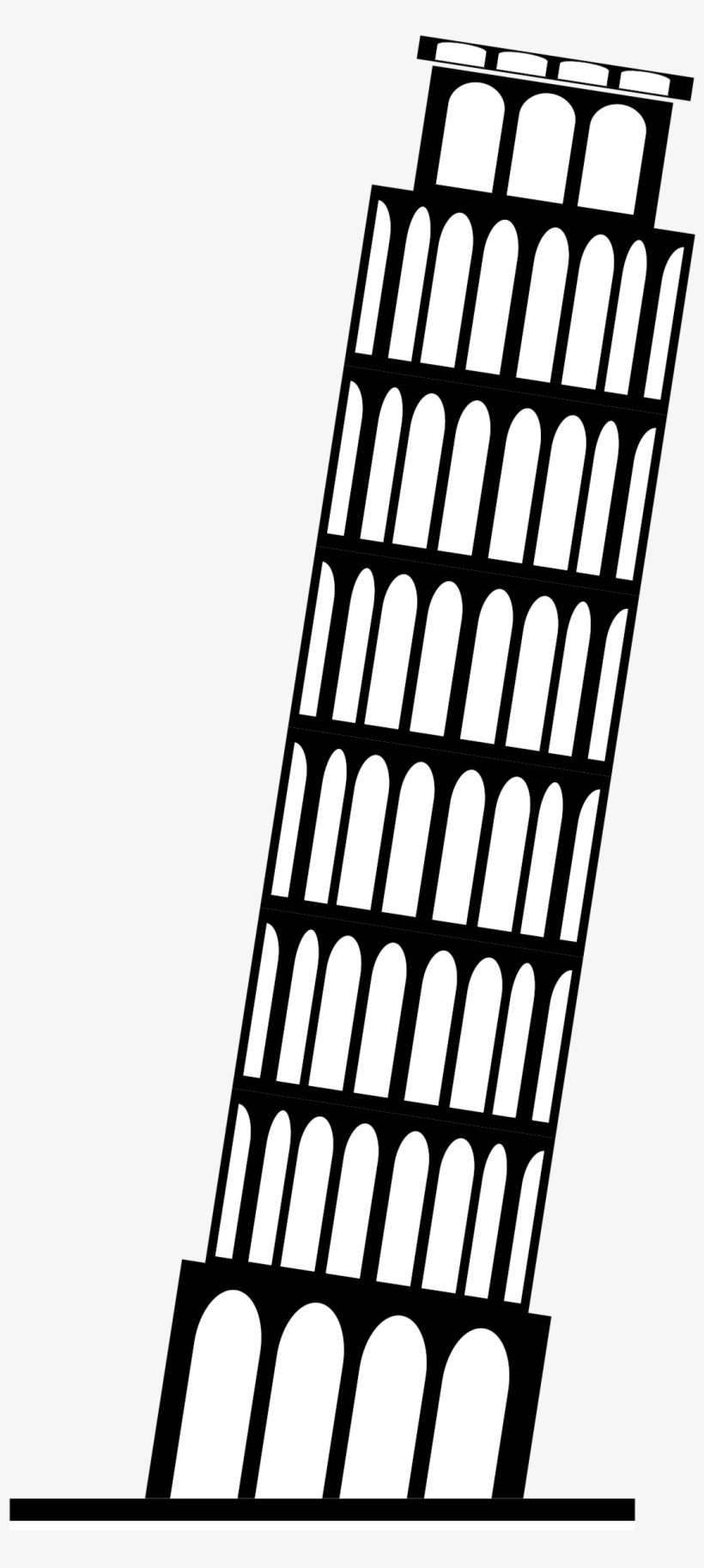 820x1826 Leaning Tower Of Pisa Pdf Gothic Art Logo