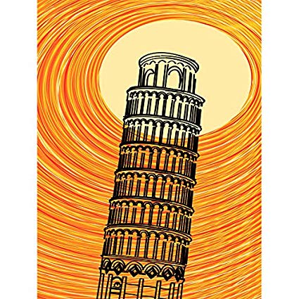 425x425 Wee Blue Coo Illustration Abstract Landmark Drawing