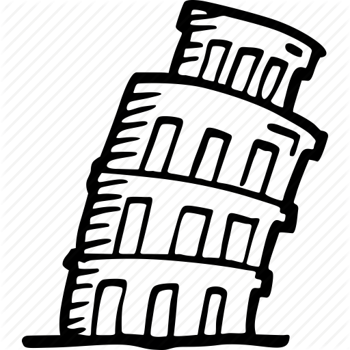 512x512 Collection Of Free Italy Drawing Pisa Tower Download On Ui Ex