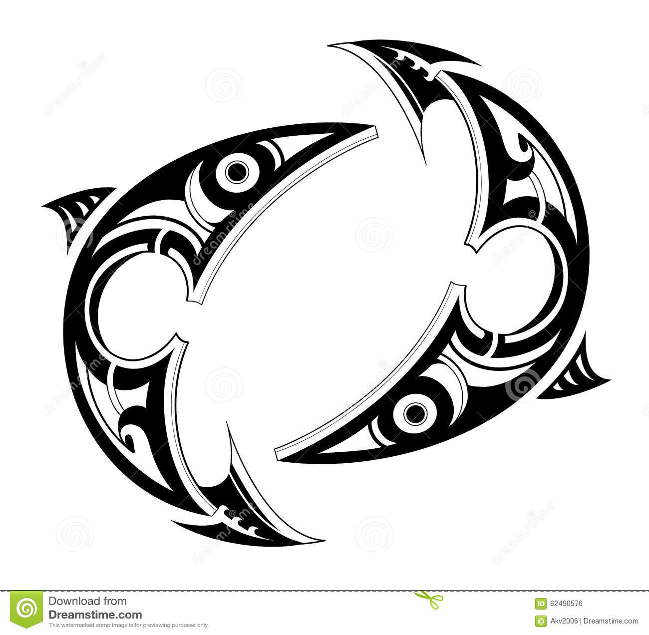 1300x1272 Good Pisces Zodiac Symbol Stock Vector Illustration Of Background