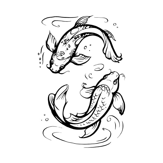 630x630 Koi Fishes, Pisces Zodiac Sign