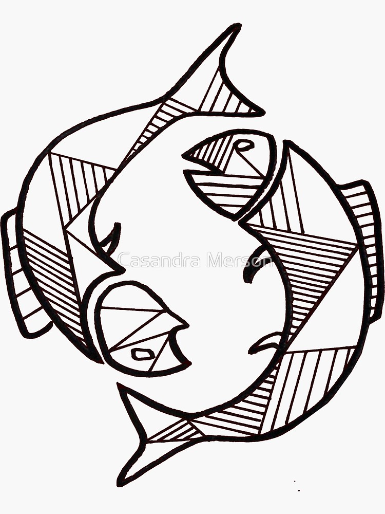 750x1000 Pisces Sticker