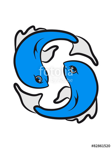 375x500 Fish Style Horoscope Of Pisces Stock Photo And Royalty Free