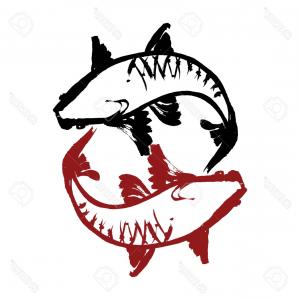 300x300 Halloween Or Pisces Fish Yin And Yang Lazttweet