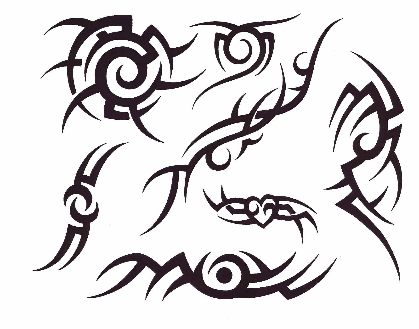 1750x1375 Pisces Tattoo Clipart