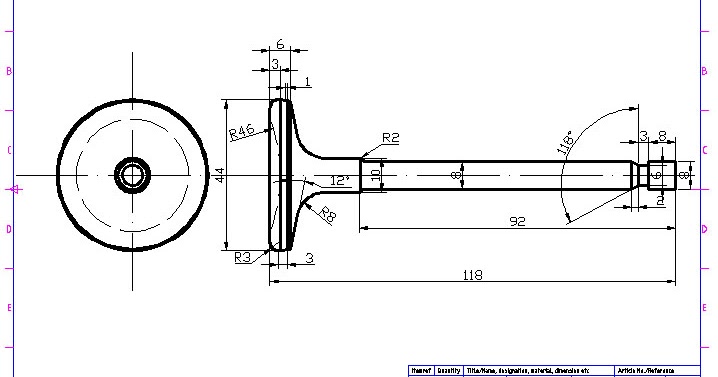 718x377 Techdrawing Drawing Valve