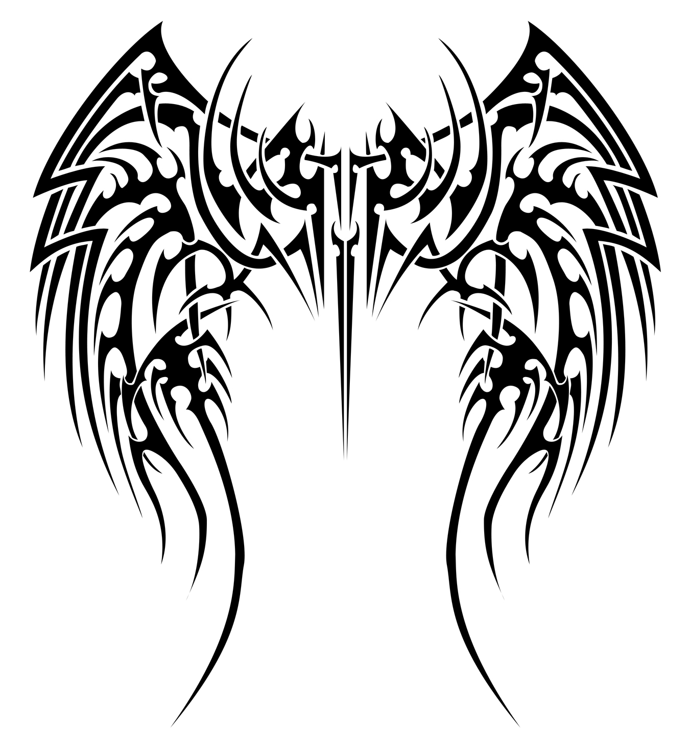 1351x1476 Tattoo Designs Clipart Wing