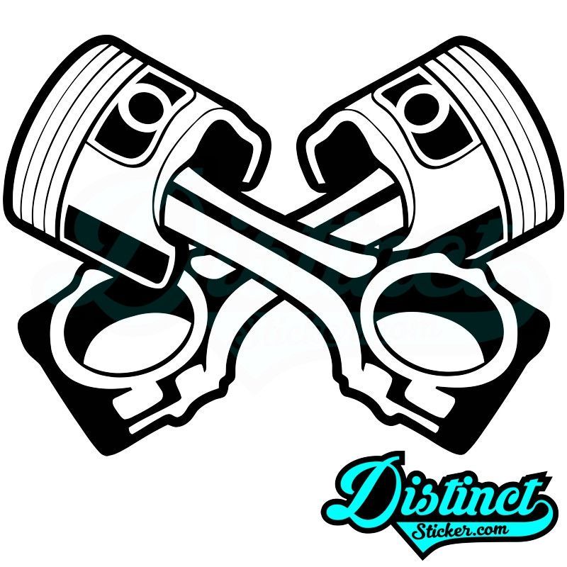 800x800 Crossed Pistons
