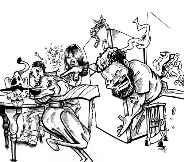 600x529 Pit Bull Dog Drawings Fine Art America