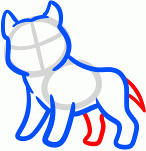 292x302 How To Draw How To Draw A Pit Bull For Kids