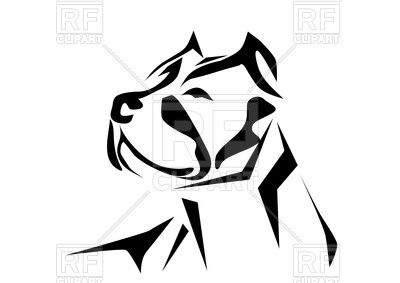 400x283 Pitbull Head