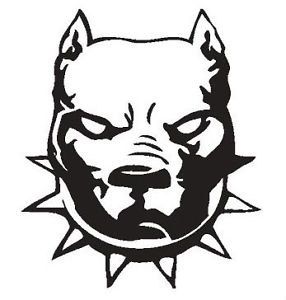 286x300 Pitbull Dog Head Vinyl Window Car Vehicle Decal Sticker Products