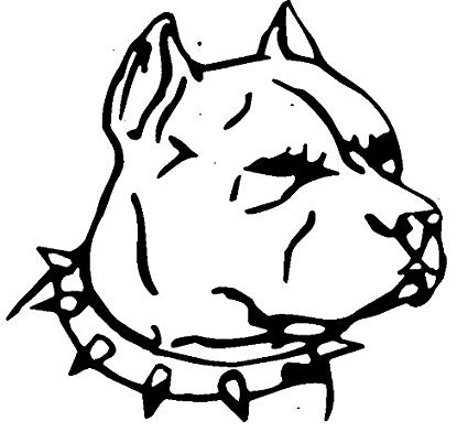 425x392 Huge Collection Of 'pitbull Head Drawing' Download More Than