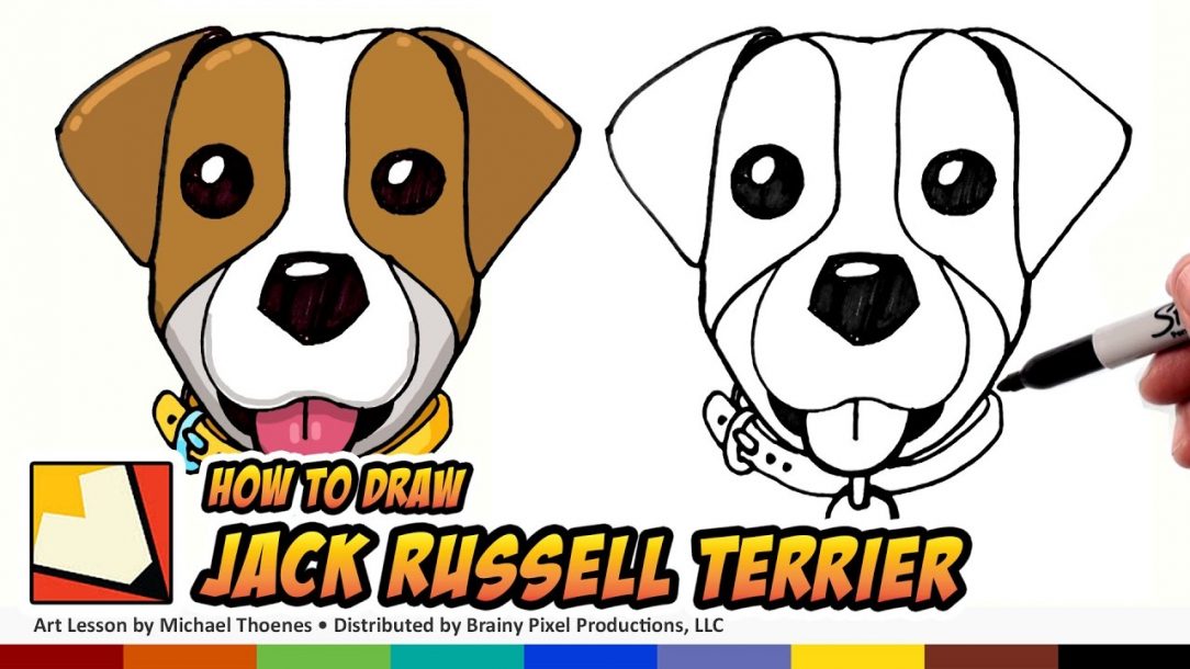 1084x610 Dog Face Line Drawing Vector Step