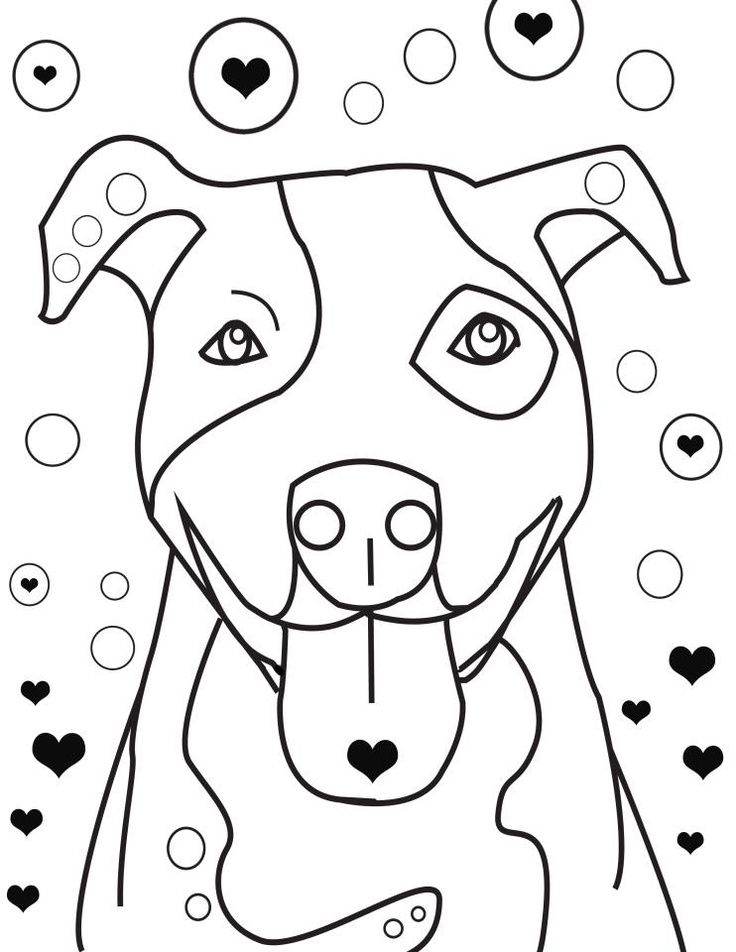 736x952 Innovational Ideas Pitbull Coloring