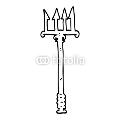 400x400 Line Drawing Cartoon Pitchfork Buy Photos Ap Images Detailview