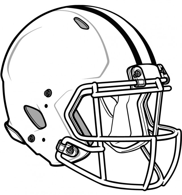 640x684 Football Helmet Drawings
