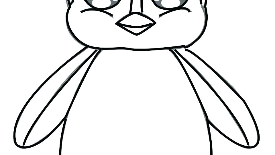 960x544 Penguins Drawing At Free For Personal Printable Penguin Coloring