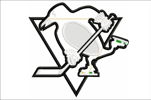 625x416 Pittsburgh Penguins Applique Design