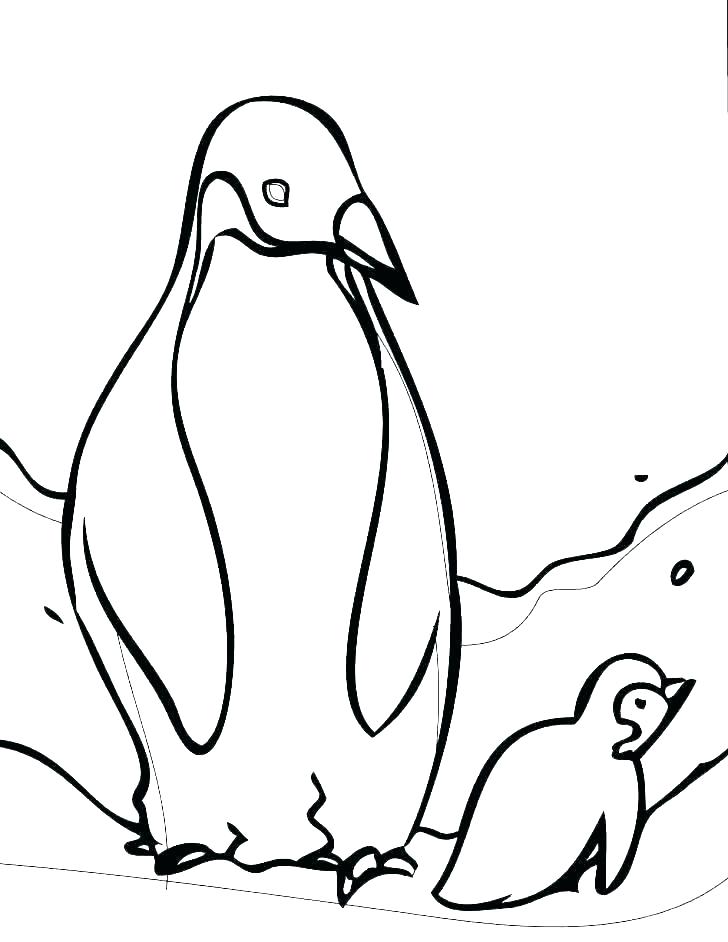 728x942 Coloring Pages Of Penguins