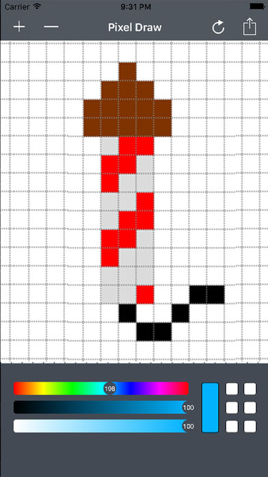392x696 Pixel Art App