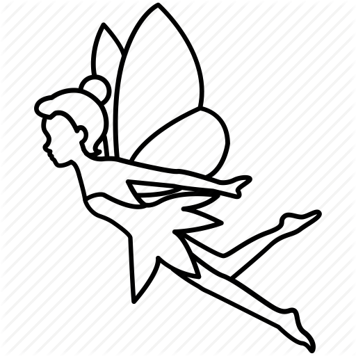 512x512 faerie, fairy, pixie, spirit, spriggan, sylph, tinkerbell icon