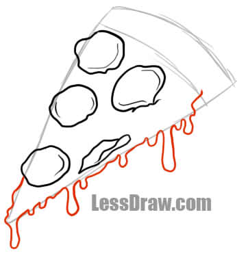 346x377 How To Draw Pizza Lessdraw