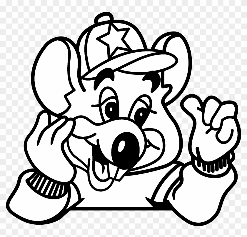 840x806 Chucke Cheeses Pizza Logo Black And White