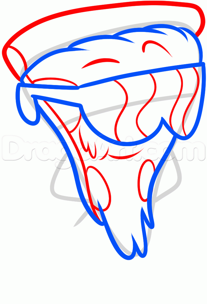 667x980 Draw Pizza Steve From Uncle Grandpa, Step