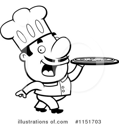 400x420 Pizza Chef Clipart