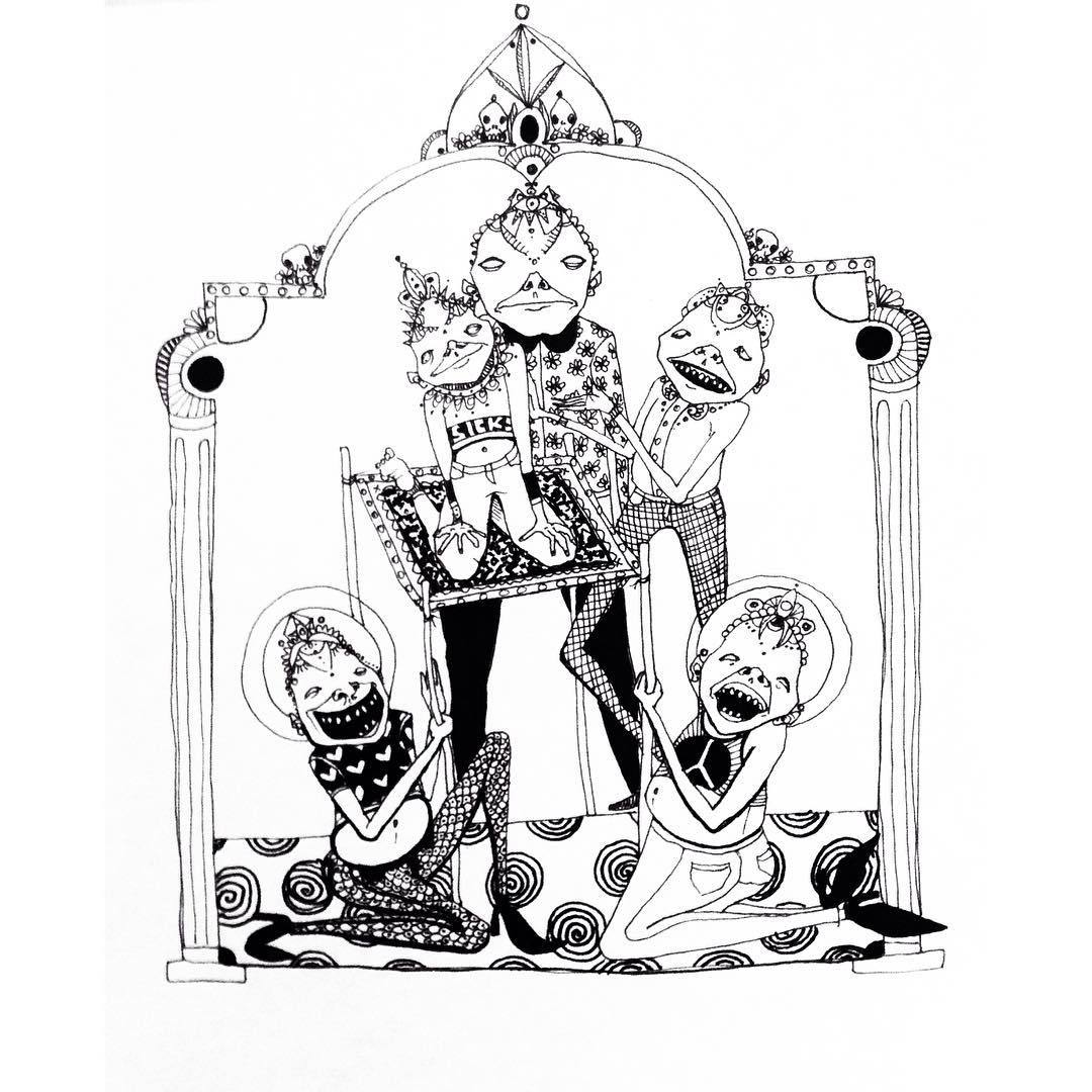 1080x1080 Snappy Leaning Pizza Of People