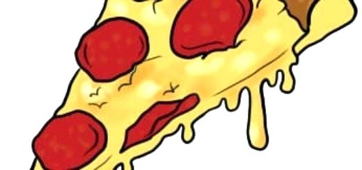 520x245 How To Draw Pizza Album Drawing