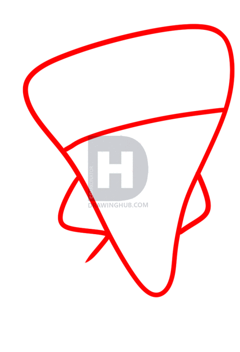 490x720 How To Draw Pizza Steve From Uncle Grandpa, Step