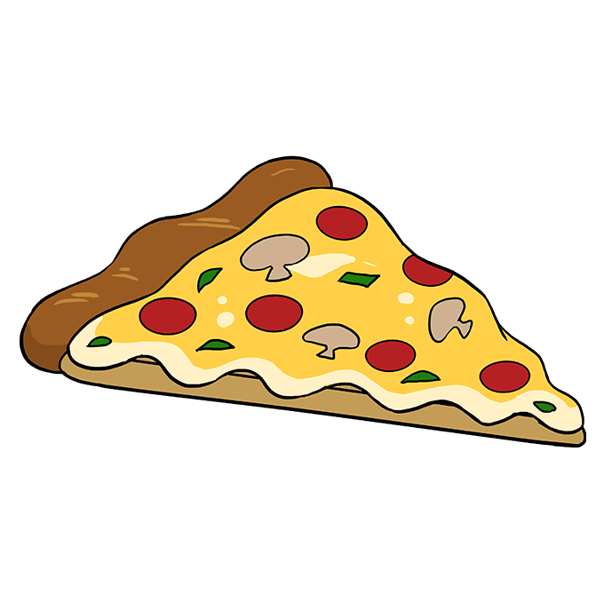 680x678 How To Draw A Pizza