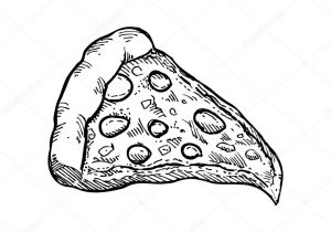 300x210 pizza slice drawing how to draw a pizza slice for kids