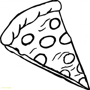 300x300 Cheese Pizza Slice Coloring