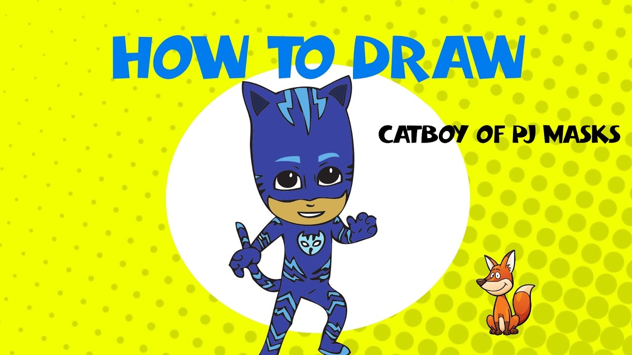 1280x720 how to draw catboy from pj masks step