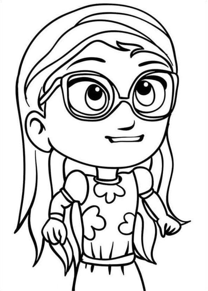 700x982 Pj Masks Coloring Pages Lineart