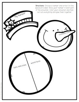 270x350 Winter Place Value Activity