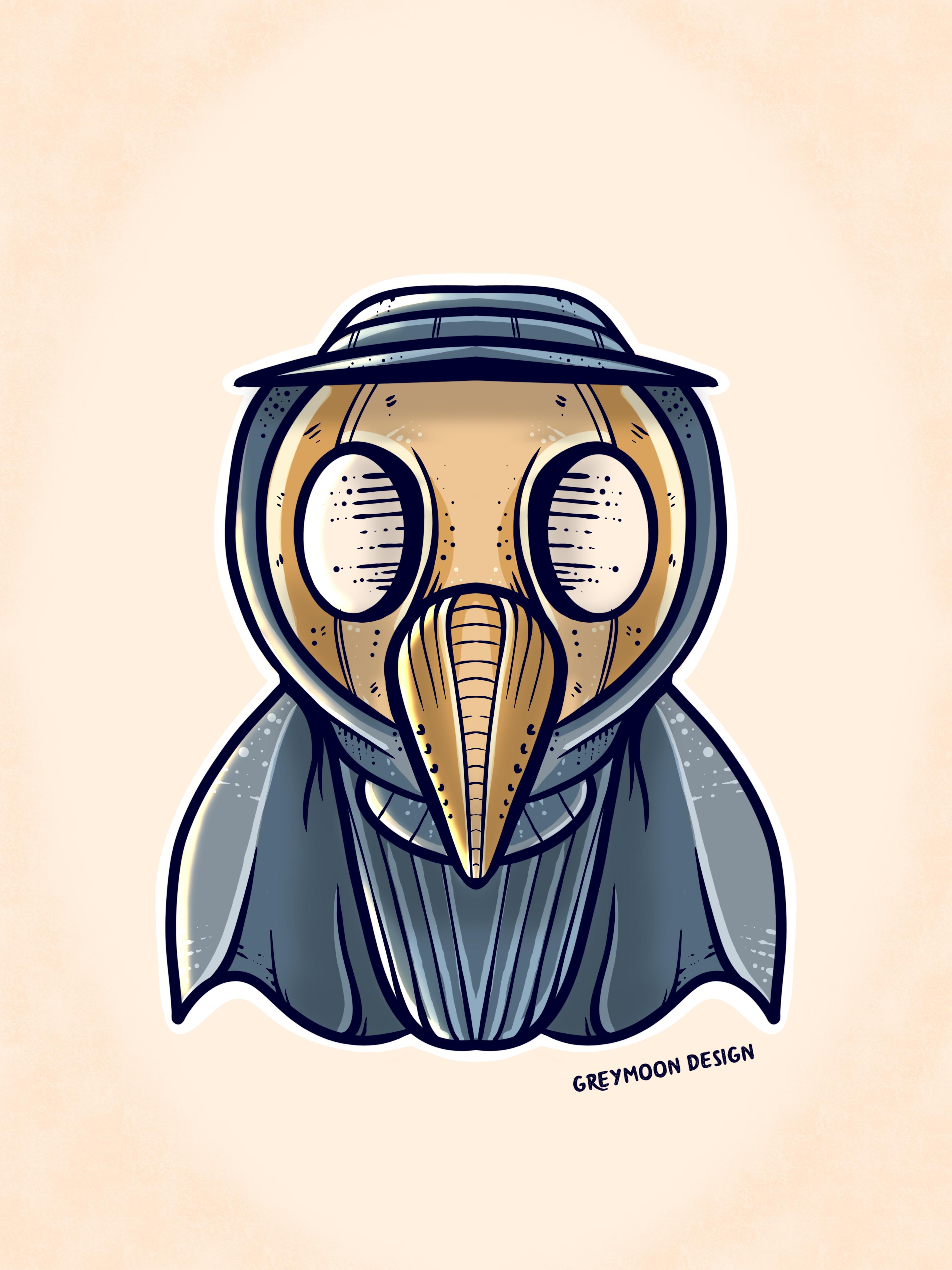 3508x4676 Lil' Plague Doctor