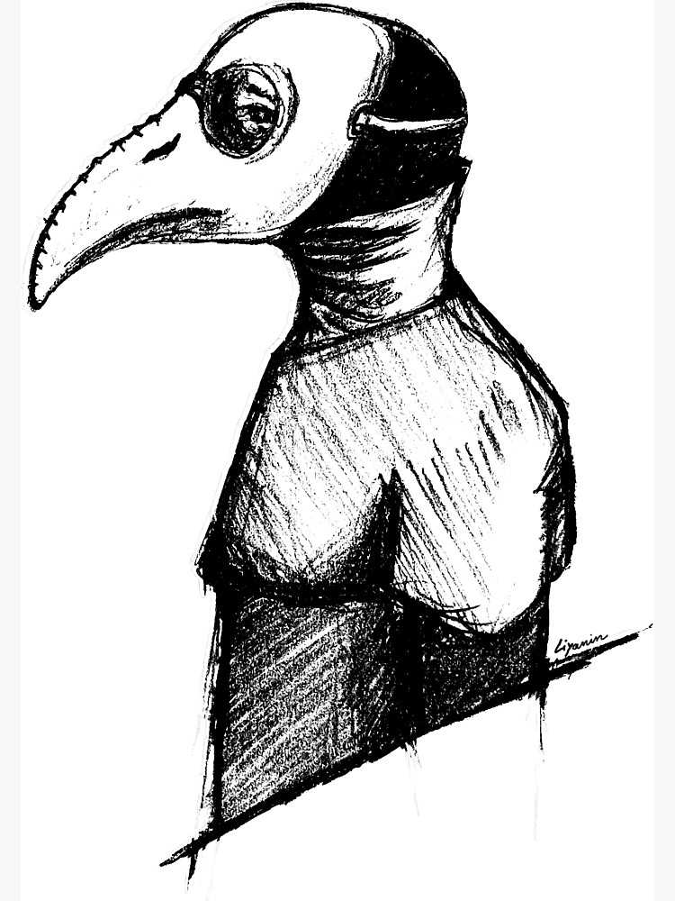 750x1000 Plague Doctor Sticker