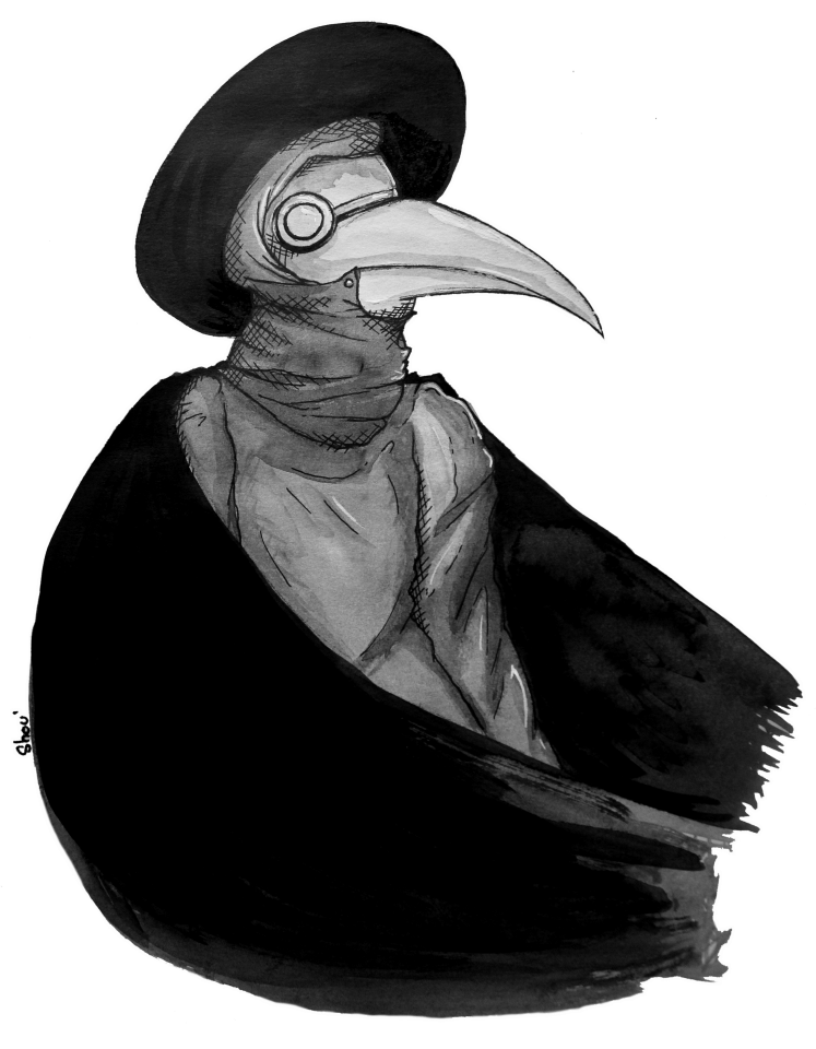 747x960 Medecin De Peste Plague Doctor Steampunk Masque Mask Oiseau Bird